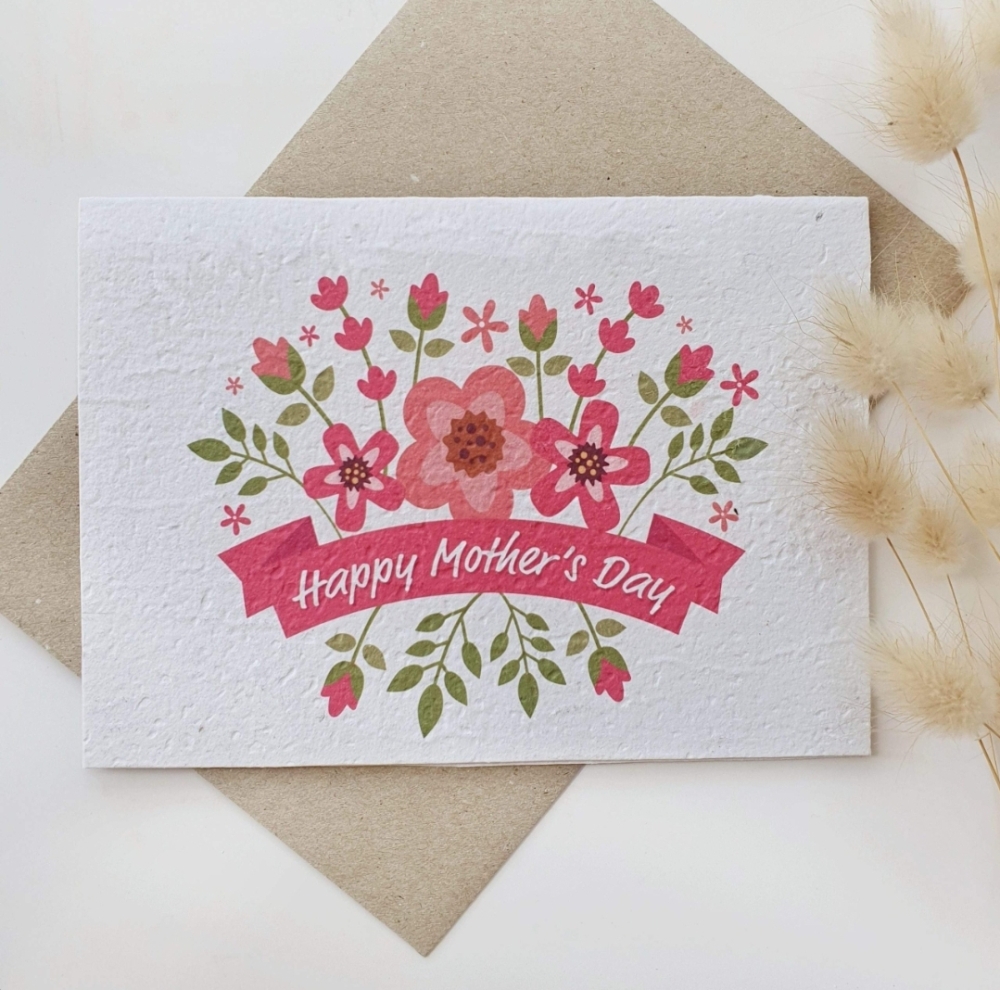 Plantable Mothers Day Themed Gift Card